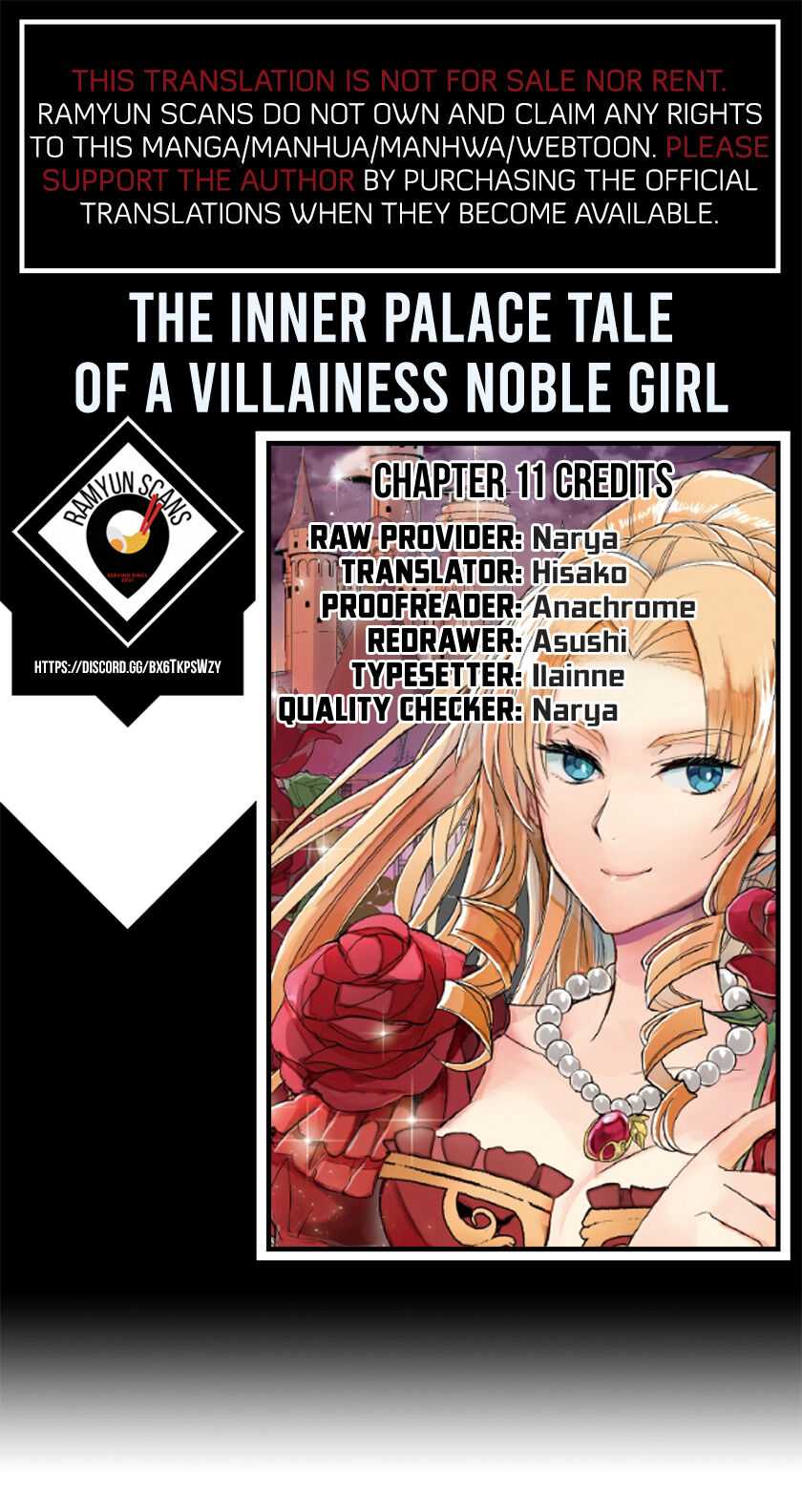 The Inner Palace Tale of a Villainess Noble Girl Chapter 11 1